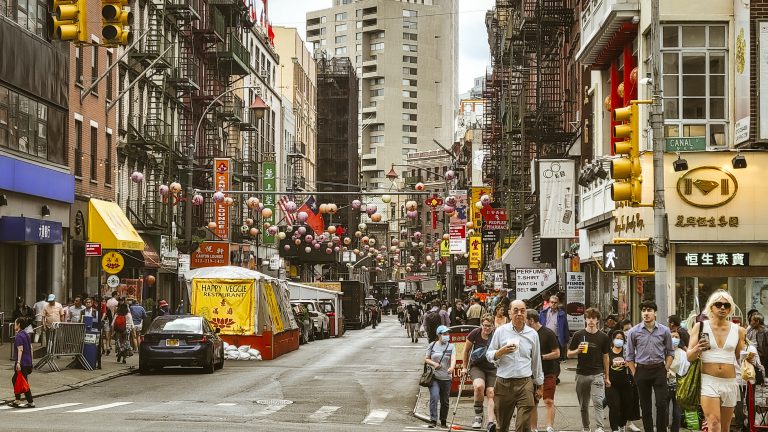 Street scene in New York